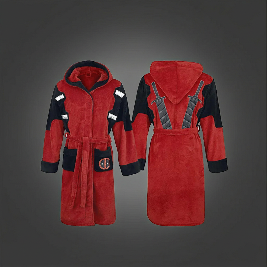 Hooded Flannel Bathrobe – Unisex